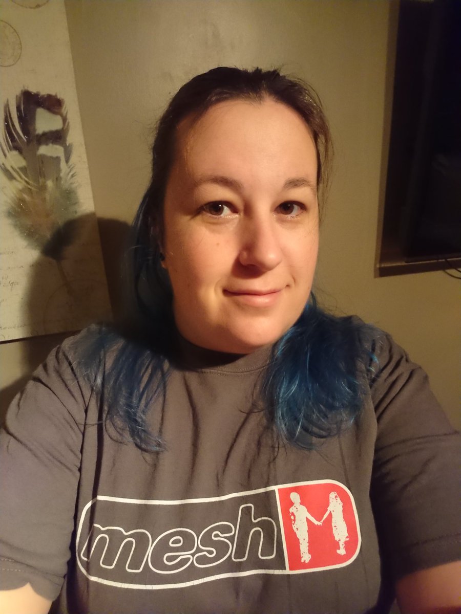 JaneCragg's tweet photo. Right! There was no other choice for me 😊 has to be Mesh - Born to Lie please @BBC6Music  #tshirtday https://t.co/nENbCWCIQI