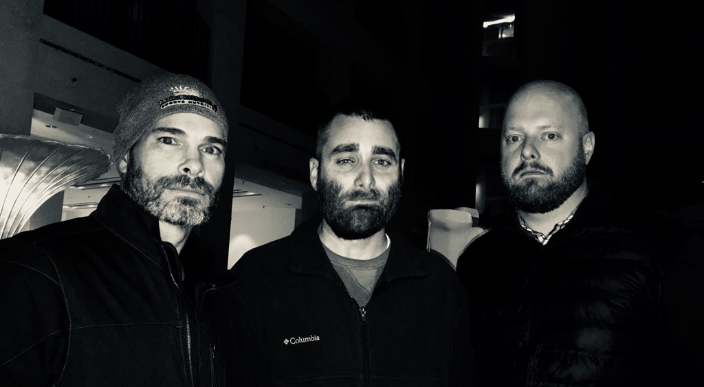 BrendaKirk's tweet photo. Very serious and very bearded @OnBase smart guys wrap up #OnBaseSummit - what a show! #hylandlife #leader #EMEA https://t.co/TaYJBkTMvf