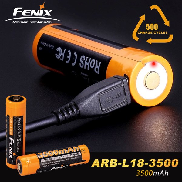 Fenix_RSA's tweet photo. #Fenix offers a range of quality batteries, such as the ARB-L18-3500. This rechargeable #battery is designed with a variety of safety features and retains up to 75% of its original capacity for 500 full charge and discharge cycles. #Fenixsa https://t.co/ARCaSaf0J7