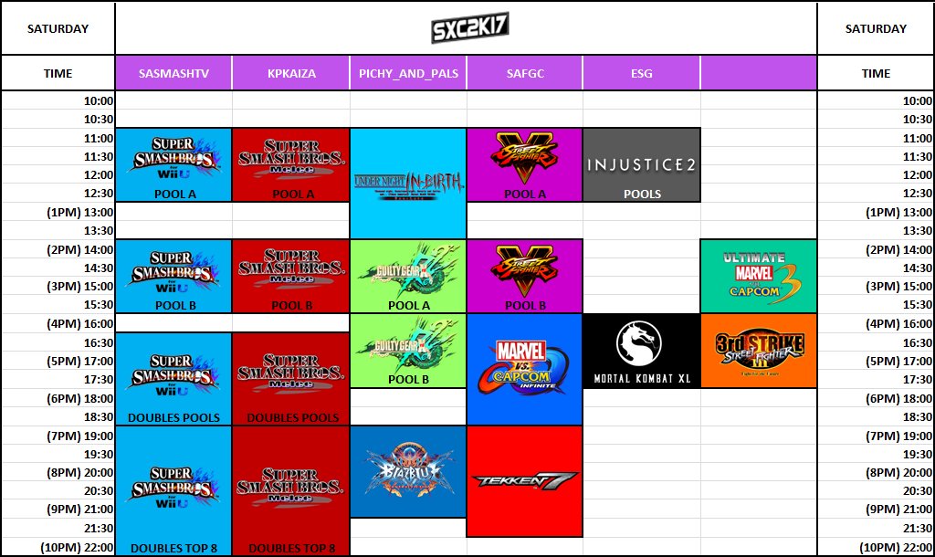 SAFGC's tweet photo. #SXC2K17 Schedule is Live. Don't miss out on our best event yet. Head on over to https://t.co/kN66rq9SF7 and register. https://t.co/AawEc0FtbG