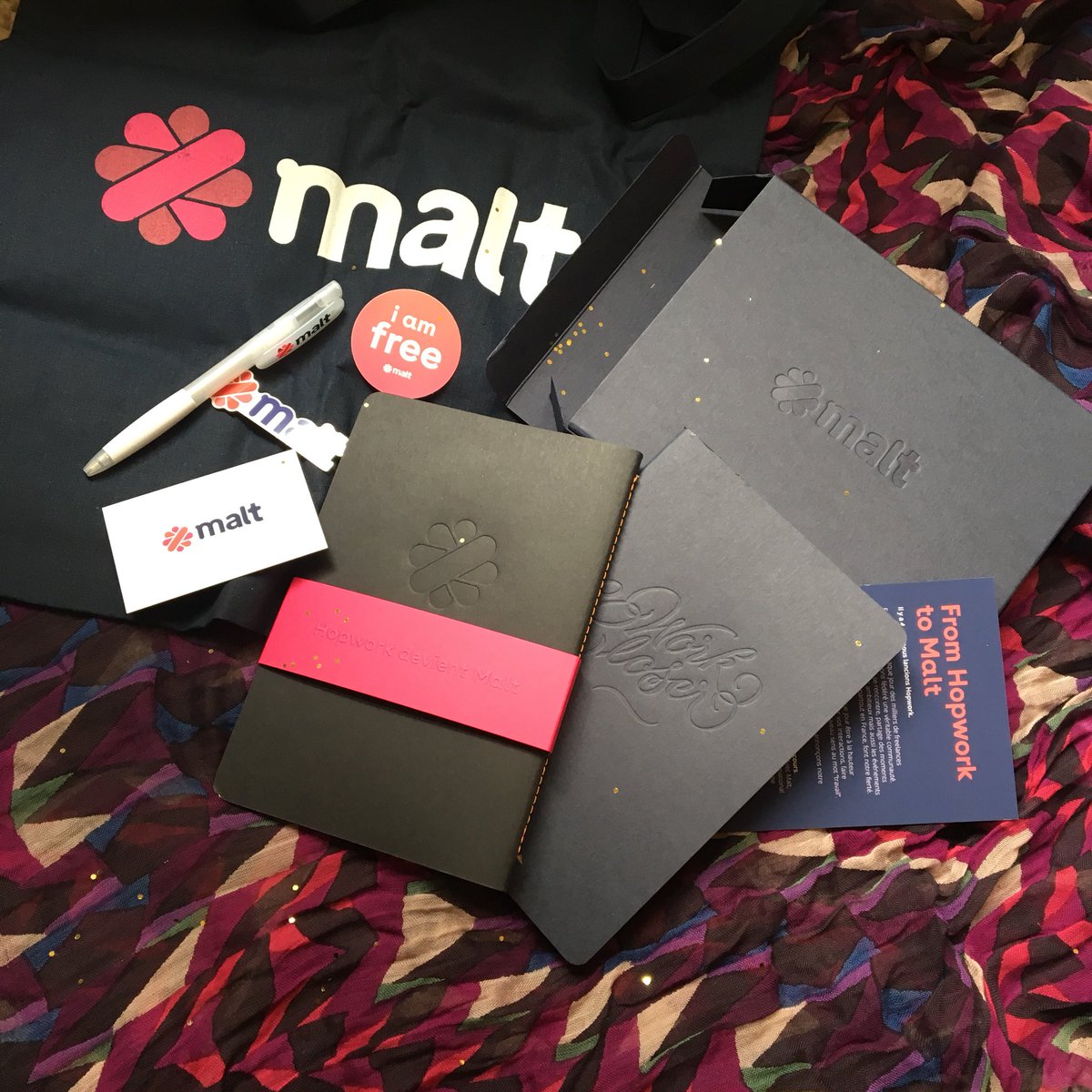 WanChinLin's tweet photo. Reçu le cadeau de malt, le #soutien de #freelance ! Merci ! Rejoignez-nous! I’m #free .
#hopwork devient @malt_FR malt https://t.co/kwIjqhBQsA