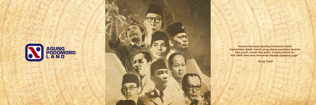 Perkokoh Persatuan Membangun Negeri
Selamat memperingati Hari Pahlawan 10 November 2017
#AgungPodomoro
#BangunIndonesia #APG48TH
#Pahlawanku