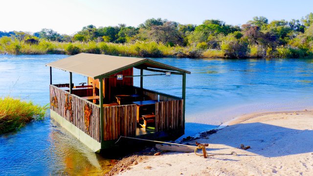 Popa Falls Resort (under NWR), situated 194 km East of Rundu in the Divindu area. Activities – Game Drives & Boat Cruises. Restaurant, Bar, Tourist Shop, Jetty Bar, & Swimming Pool facilities.  #ViewsFromThe066