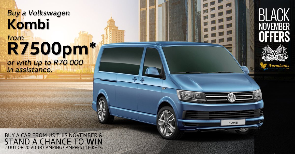 McDulingMotors's tweet image. Take the whole family on a trip this weekend!
Own a New Kombi from R7500pm* or get up to R70 000 trade assistance!
ow.ly/5r1F30gsSOU