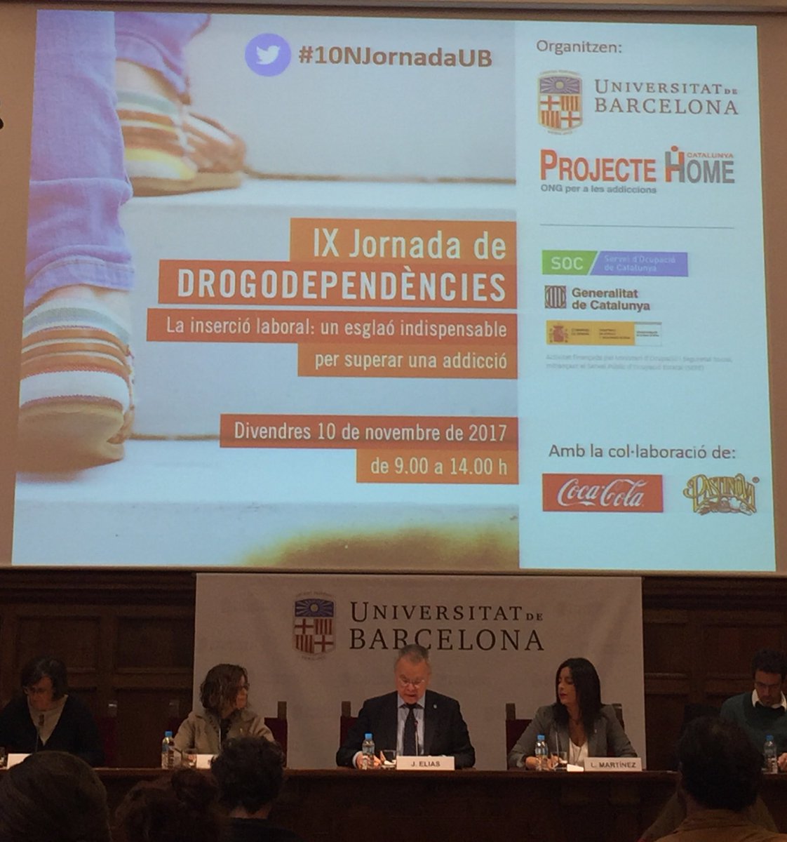Reflexions per la inserció laboral de persones amb addiccions #10NJornadaUB