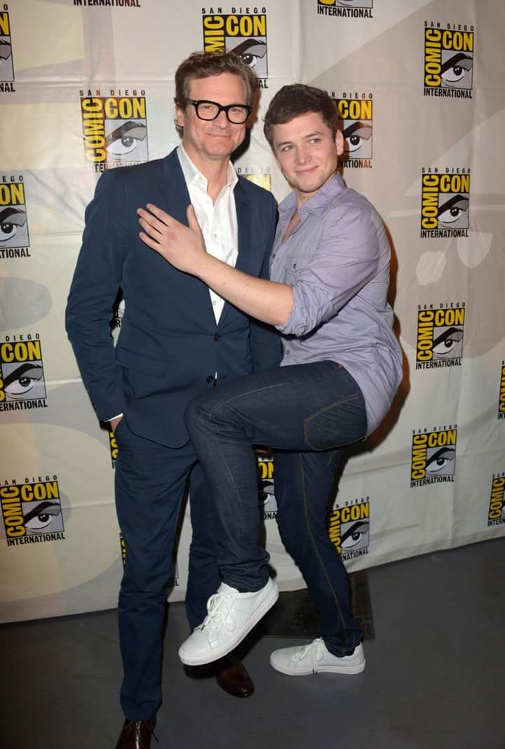  COLIN FIRTH ADDICTED HAPPY BIRTHDAY \"TARON EGERTON\" ^^   