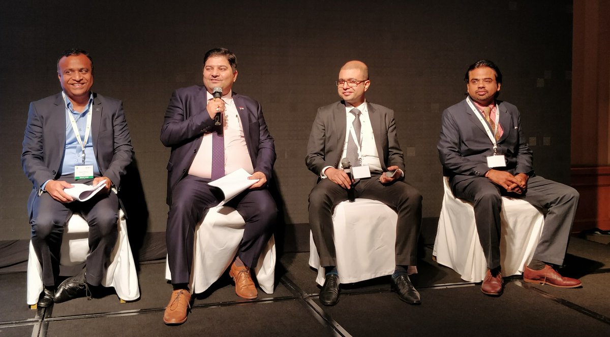 secona_ascm's tweet photo. Converse: @Skaushik09 moderating the discussion on Funding the Innovation with Mr. Rajesh Adhikari, Mr. Anirudh Tripathy, Mr. Krish https://t.co/z3lntKOBZj