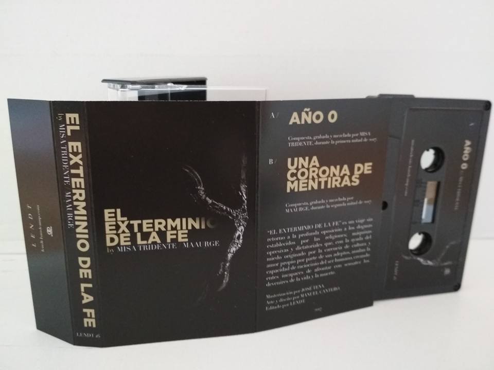EL EXTERMINIO DE LA FE is OUT NOW! Thanks <a href="/HBKRU/">Jushe Manhia</a> &amp; LENDT for making this real! #darkambient #drone #maaurge #misatridente #cassette #experimental