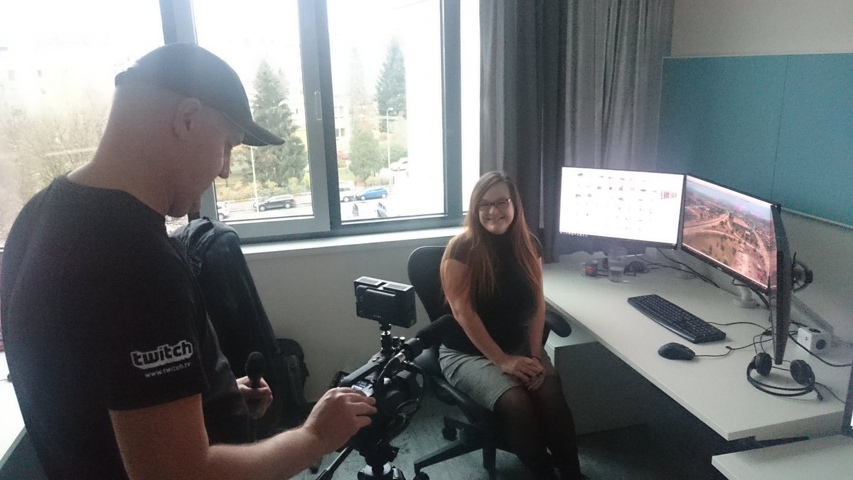 SCSsoftware's tweet image. Yesterday was a busy day for @SQRLTV in our office...

Keep an eye on his channel if you don&apos;t want to miss any interview with the SCS Software members... 😉