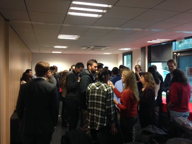 CGI_FR's tweet photo. C'est parti pour la journée d'accueil des étudiants #UDEV_CGI dans les locaux de @CGI_FR à Bordeaux https://t.co/mPcP4S1ty1