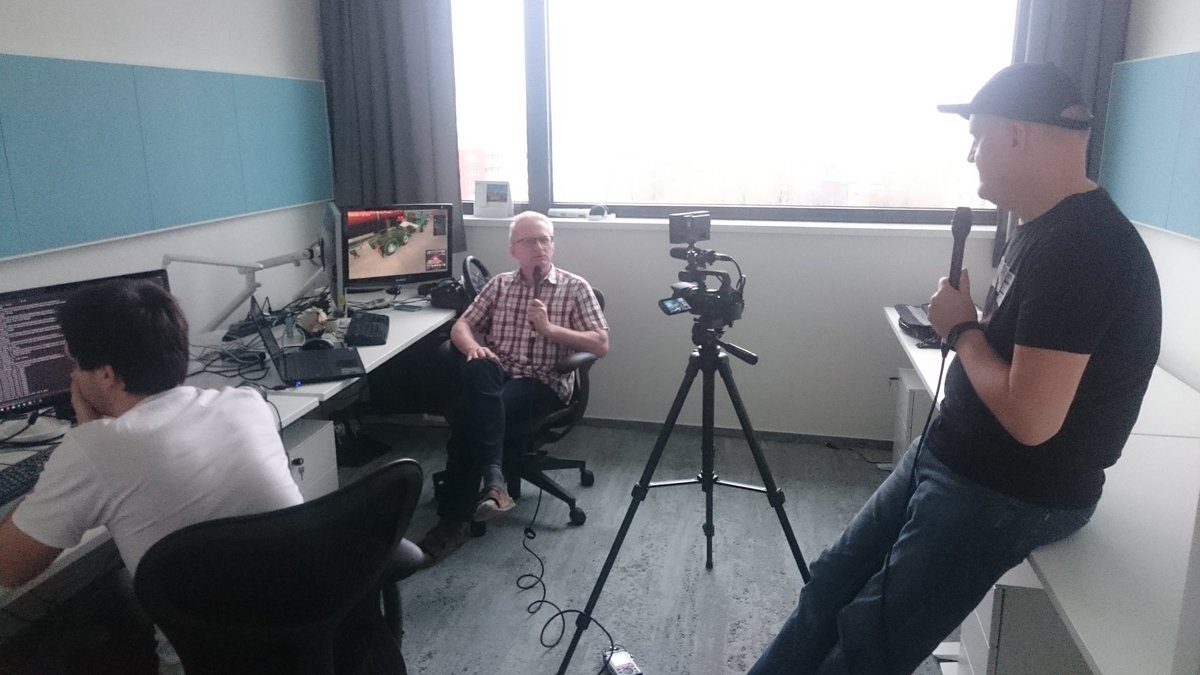 SCSsoftware's tweet image. Yesterday was a busy day for @SQRLTV in our office...

Keep an eye on his channel if you don&apos;t want to miss any interview with the SCS Software members... 😉