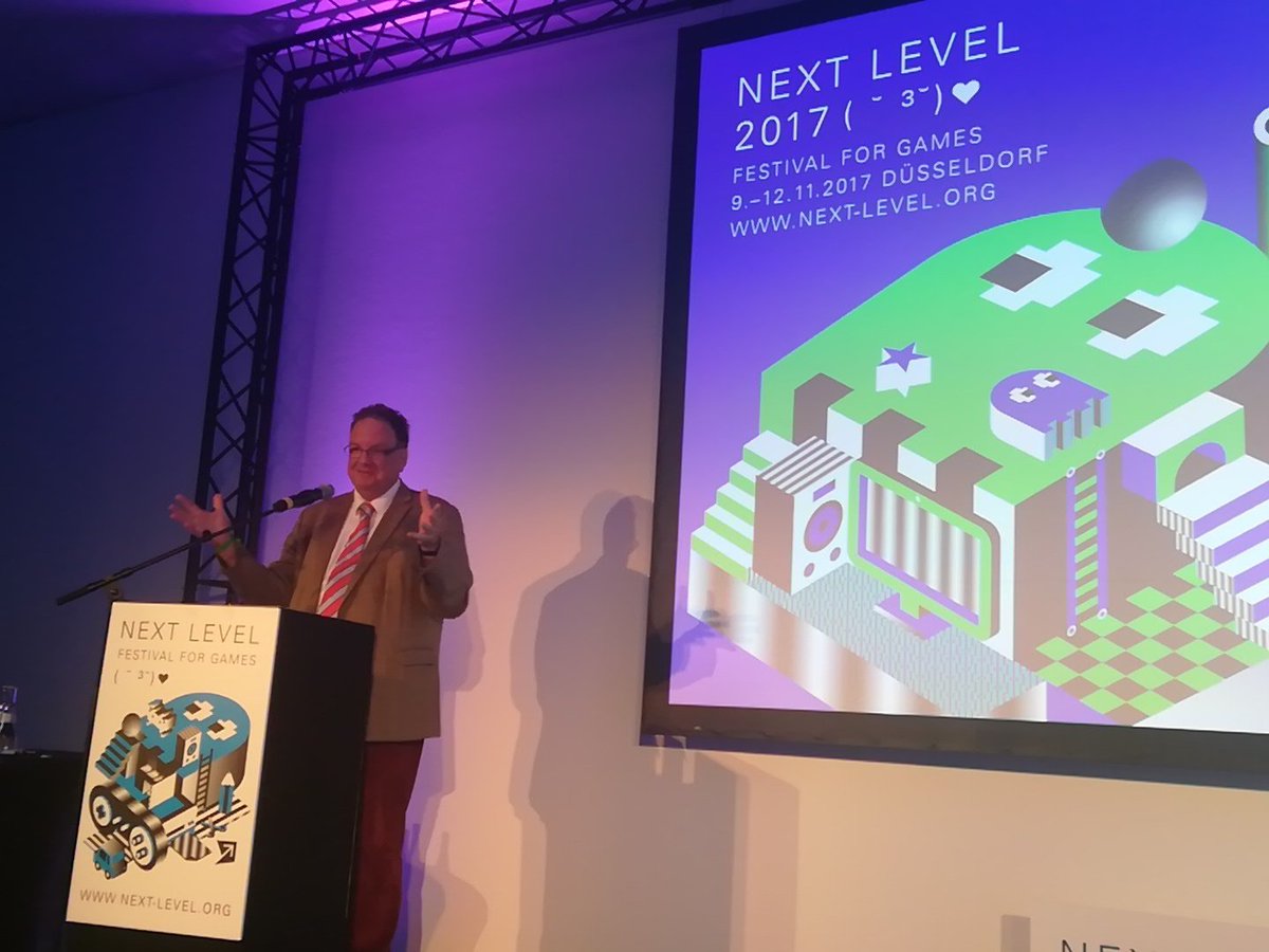 So toll, dass <a href="/olaf_zimmermann/">Olaf Zimmermann</a> Gast des <a href="/NextLevel_Fest/">➕Next Level Festival✖️</a> ist! Jetzt hält er die Keynote - spannend! #kulturgut #games #relevanz #zensurdiskussion