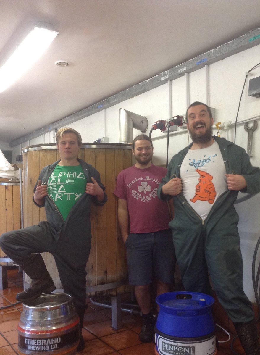 Firebrand Brewing Co. (@firebrandbeer) on Twitter photo <a href="/BBC6Music/">BBC Radio 6 Music</a> Getting down with the shirt day whilst brewing. #TShirtDay <a href="/alphamaleTparty/">Alpha Male Tea Party</a> <a href="/CleftBand/">Cleft</a> @DropkickMurphys <a href="/BBC6Music/">BBC Radio 6 Music</a> Getting down with the shirt day whilst brewing. #TShirtDay <a href="/alphamaleTparty/">Alpha Male Tea Party</a> <a href="/CleftBand/">Cleft</a> @DropkickMurphys