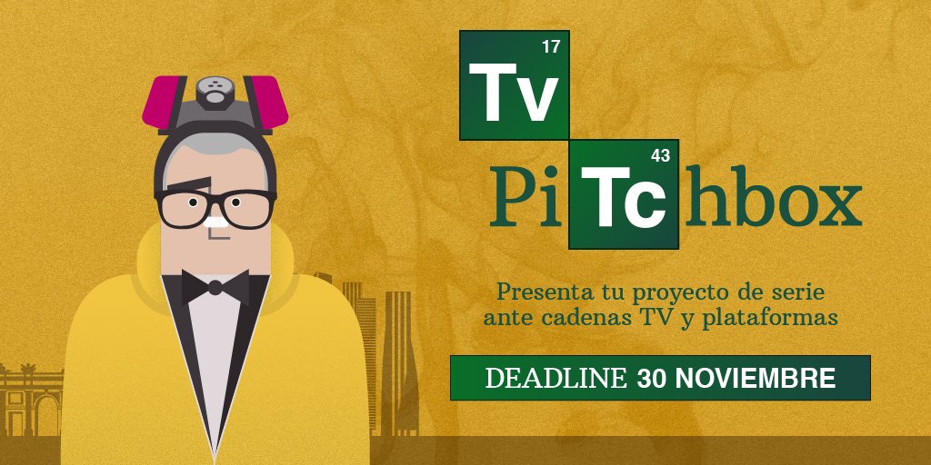 FilmarketHub's tweet photo. Abierta la convocatoria para #TVPitchbox, nuestro primer evento de pitching enfocado a series de ficción en desarrollo. Presenta tu proyecto ante empresas como Amazon Prime Video, HBO, Mediaset o RTVE. Deadline: 30 noviembre. https://t.co/U7lmZq5gSL https://t.co/NaPcJXCNwU