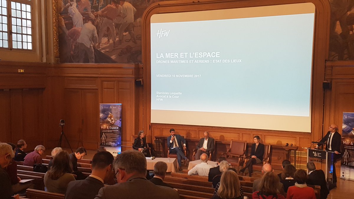 Stanislas Lequette du cabinet HFW, avocat associé en droit maritime, nous apporte un regard sur l'importance de l'encadrement #juridique  des activités technologiques en vue de l'#autonomisation de ces activités. #MERetESPACE