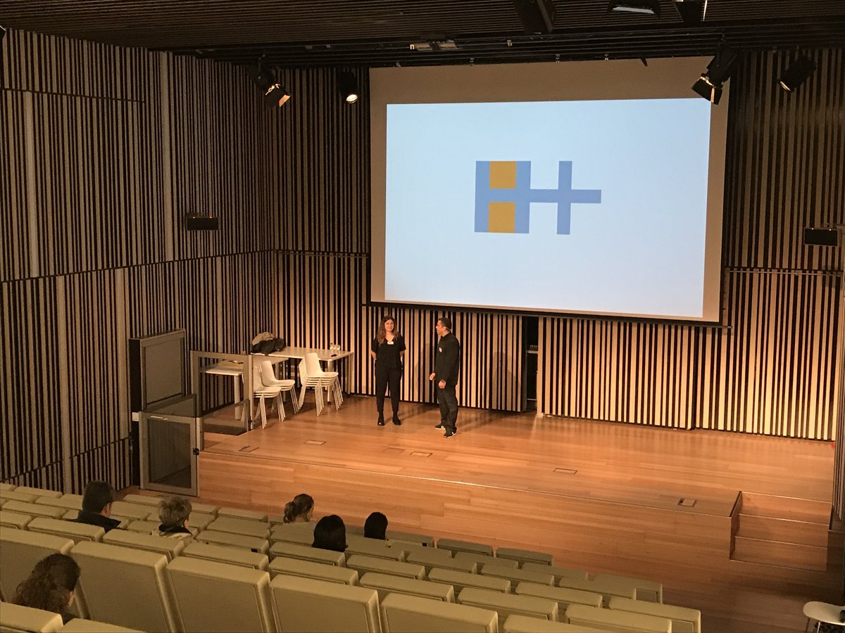 Ya estamos a punto de empezar la presentación de Human Plus! Todo preparado en el auditorio del Basque Culinary Center <a href="/teknahi/">Teknahi</a> @HIKUTeamCompany