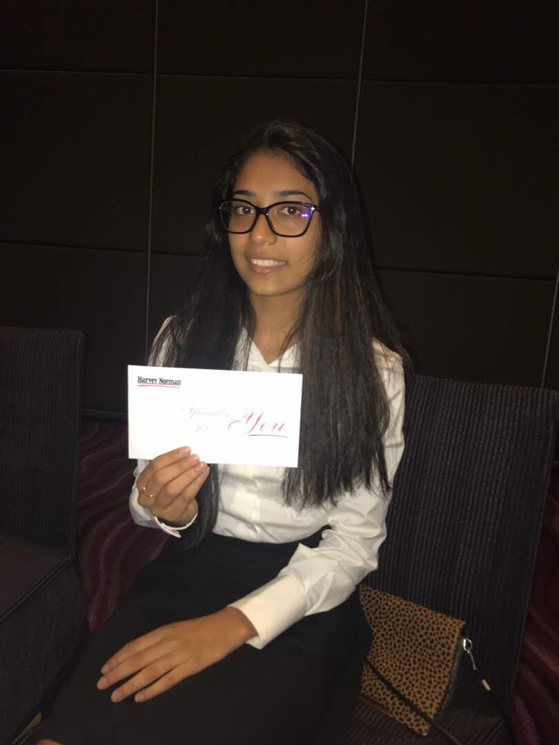 Congrats to Aahana for winning 100RM voucher for Harvey Norman !! #GISLearning