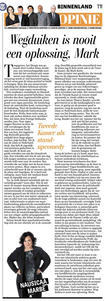 Over precies dit soort kwesties maken die ex-VVD'ers zich erg druk: