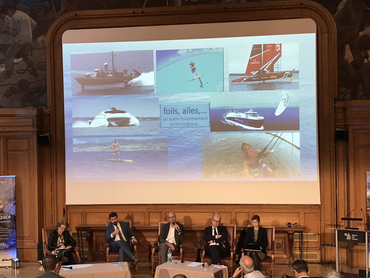 La technologie si avancée aujourd'hui qu'elle viens brisée les paradigmes applicatif &amp; process industriel. Pas seulement dans le monde maritime qui deviens drone, ou bio-inspiré (biomimetisme). Mais égalent transverse: ex Foils #meretespace