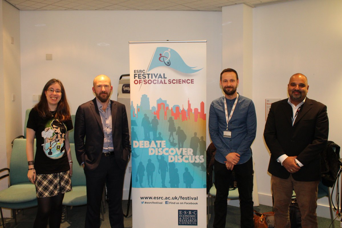 US Internal Comms (@usinternalcomms) on Twitter photo L-R Clare Allely, Jon Shute, Anthony Ellis & Muzammil Quraishi at last night's #ESRCfestival debate in Mary Seacole which focused on how as a society we can respond to violence <a href="/ESRC/">Economic and Social Research Council</a> L-R Clare Allely, Jon Shute, Anthony Ellis & Muzammil Quraishi at last night's #ESRCfestival debate in Mary Seacole which focused on how as a society we can respond to violence <a href="/ESRC/">Economic and Social Research Council</a>