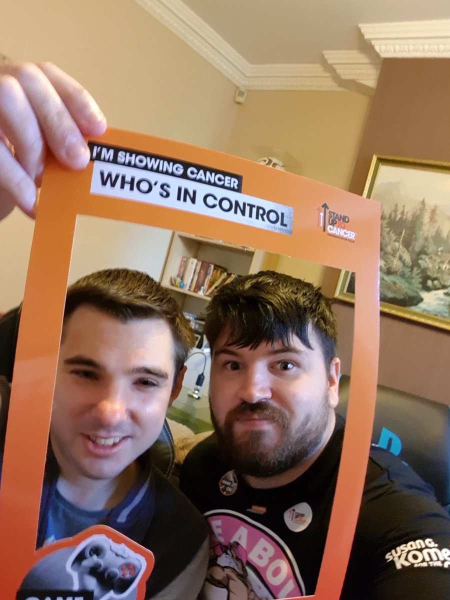 danf1186's tweet photo. Me and @GianSG11 about to start our 24hr gaming marathon for @SU2C #StandUpGameOn #SU2C https://t.co/oc3uZU1qAu