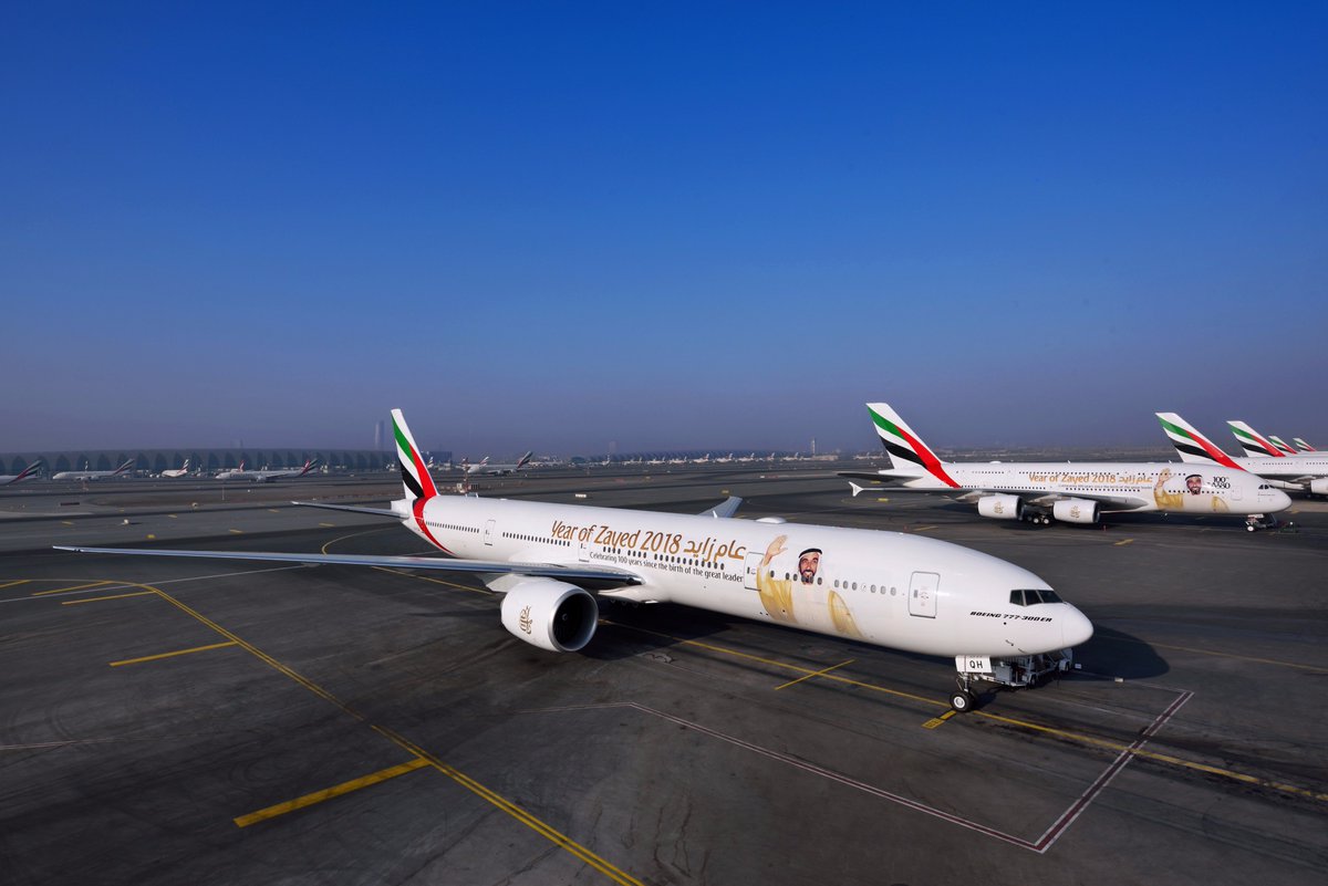 emirates's tweet photo. Emirates set for largest presence ever at @DubaiAirshow 2017 https://t.co/irrk9Ax4RB https://t.co/CejBnPajNF