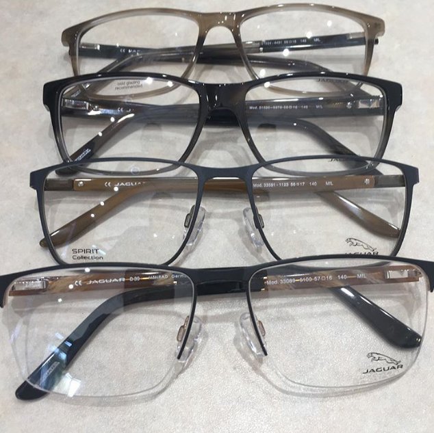 Great to see that <a href="/MedicEyeCentre/">Farzeen Khan</a> have stocked the new #jaguar frames! To stock at your opticians, email frames@menrad.co.uk