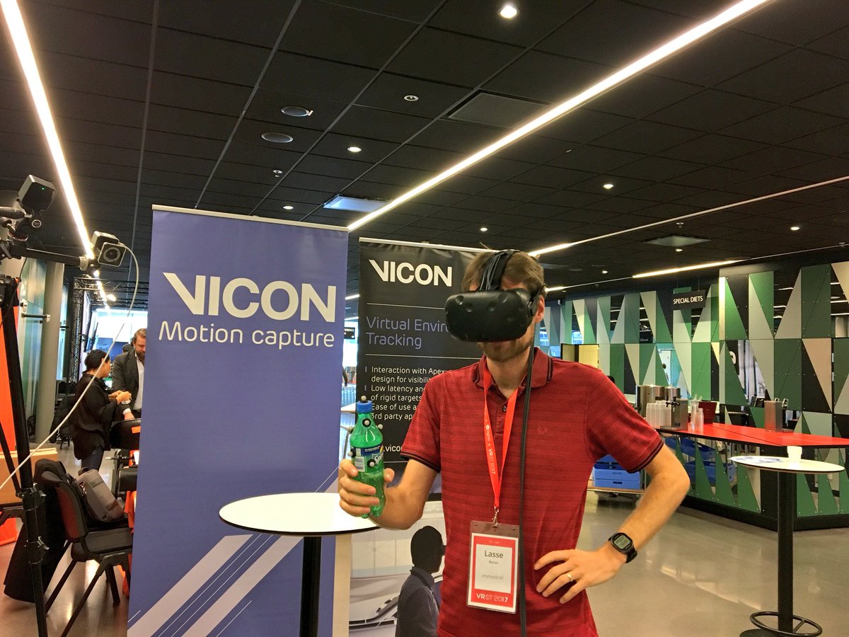 Thanks to our bronze sponsor <a href="/Vicon/">Vicon</a> for showing us VR-tracking awesome technology