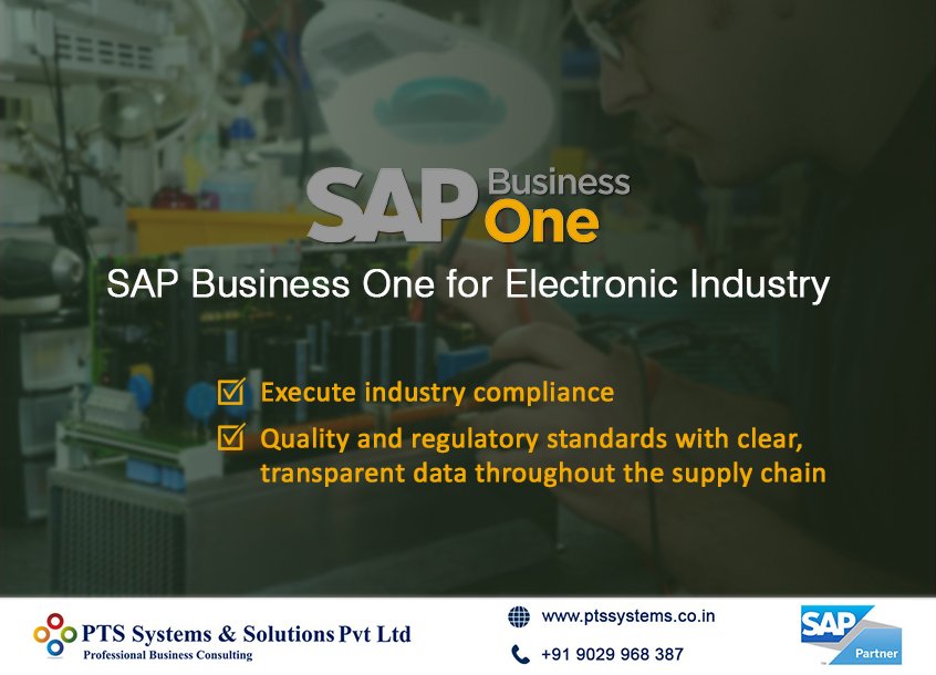 PtsSystems's tweet photo. #ElectronicIndustry #SAP #SAPBusinessOne #SAPIndia #SAPBusinessOne #PtsSystemsandSolutions #SAPPartner

https://t.co/SY4VrwFoGl | +91 9029968387 | sales@ptssystems.co.in https://t.co/kHrLUxV2VA