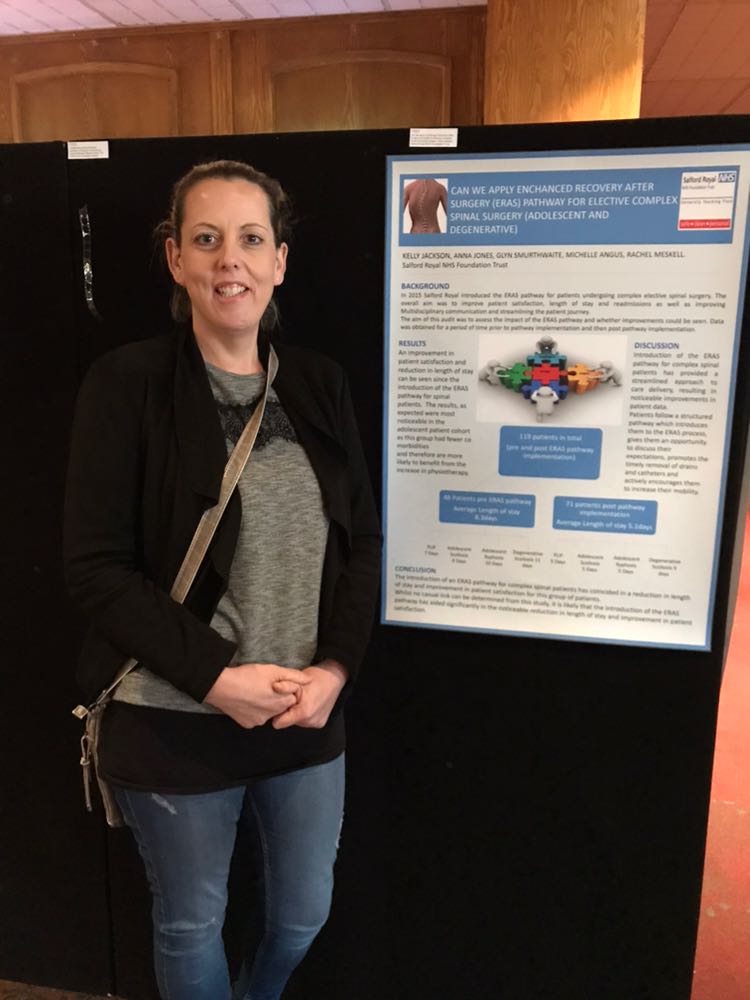 michangus's tweet photo. Amazing work @SalfordRoyalNHS presented #erasuk2017 @Archiepants @1987AJoes #spinesurgery #bass #rehabworks @SalfordRD improving pt care & reducing cost. https://t.co/uJalkxsQXx