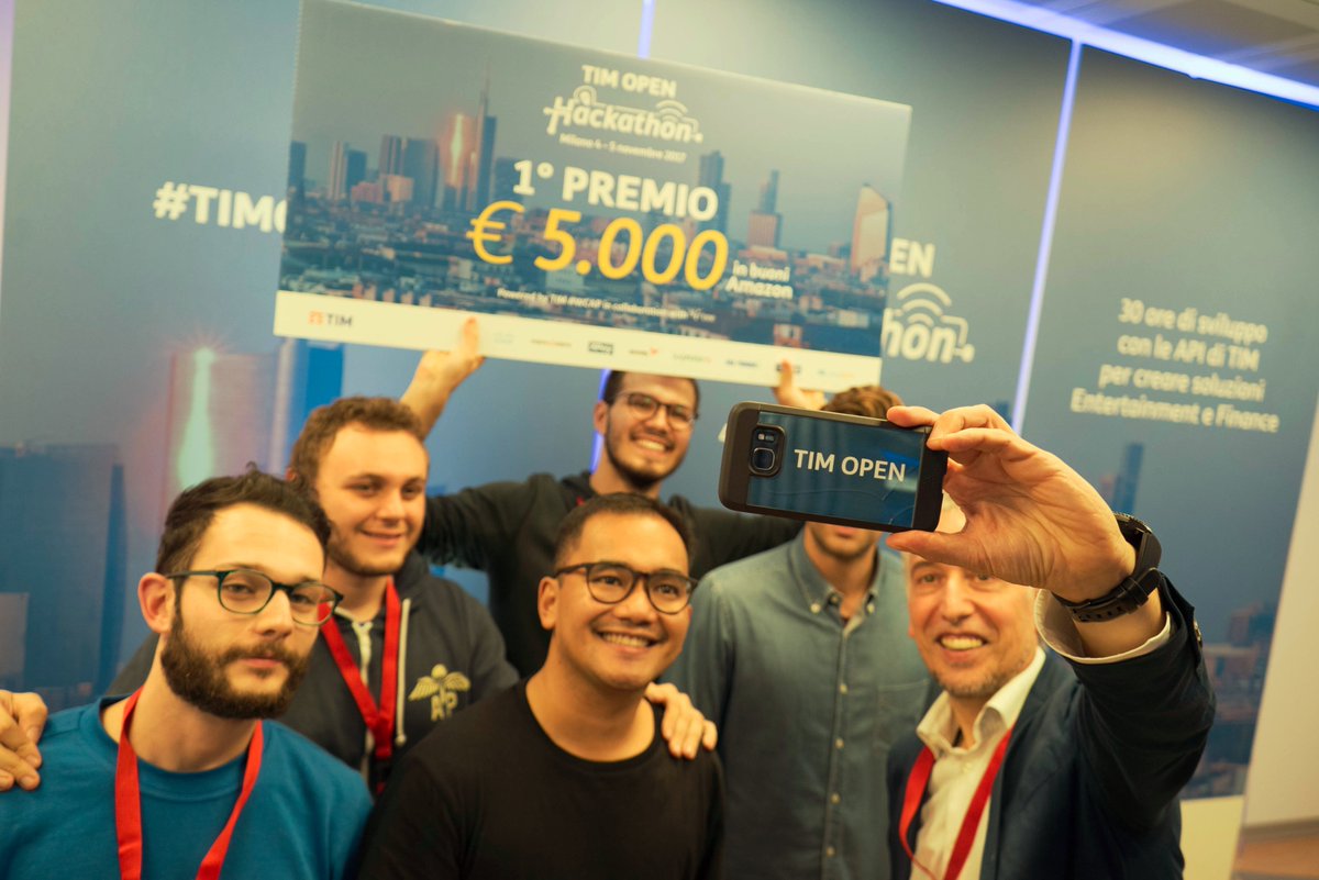 opinnoitaly's tweet photo. Si chiama Tagit ed è il team che, grazie a una sistema di firma di contratti digitale con OTP, si è aggiudicato il primo premio di #TIMOPENHACK, la maratona di coding dello scorso weekend a @timwcap Milano. Tutti i dettagli su @startup_italia 👉 https://t.co/V3CqGnZbH9 https://t.co/fZyBeSRo2D