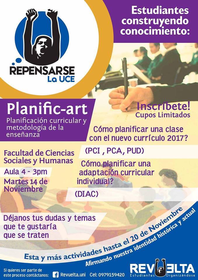 Revuelta_EC's tweet photo. ¡Para mejorar en la práctica pedagógica! #Repensarse la @lacentralec ! https://t.co/cfMSoyvZeB