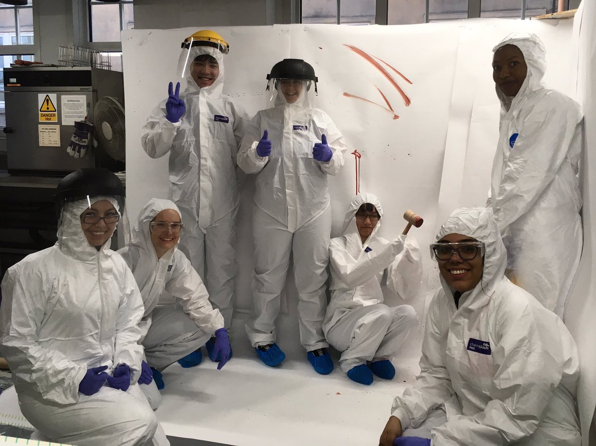 BeaHaines's tweet image. Its great where art takes you! - Fascinating #BloodPatternAnalysis course lead by @jomillington_v1 @KingsCollegeLon @SciGalleryLon #Blood17