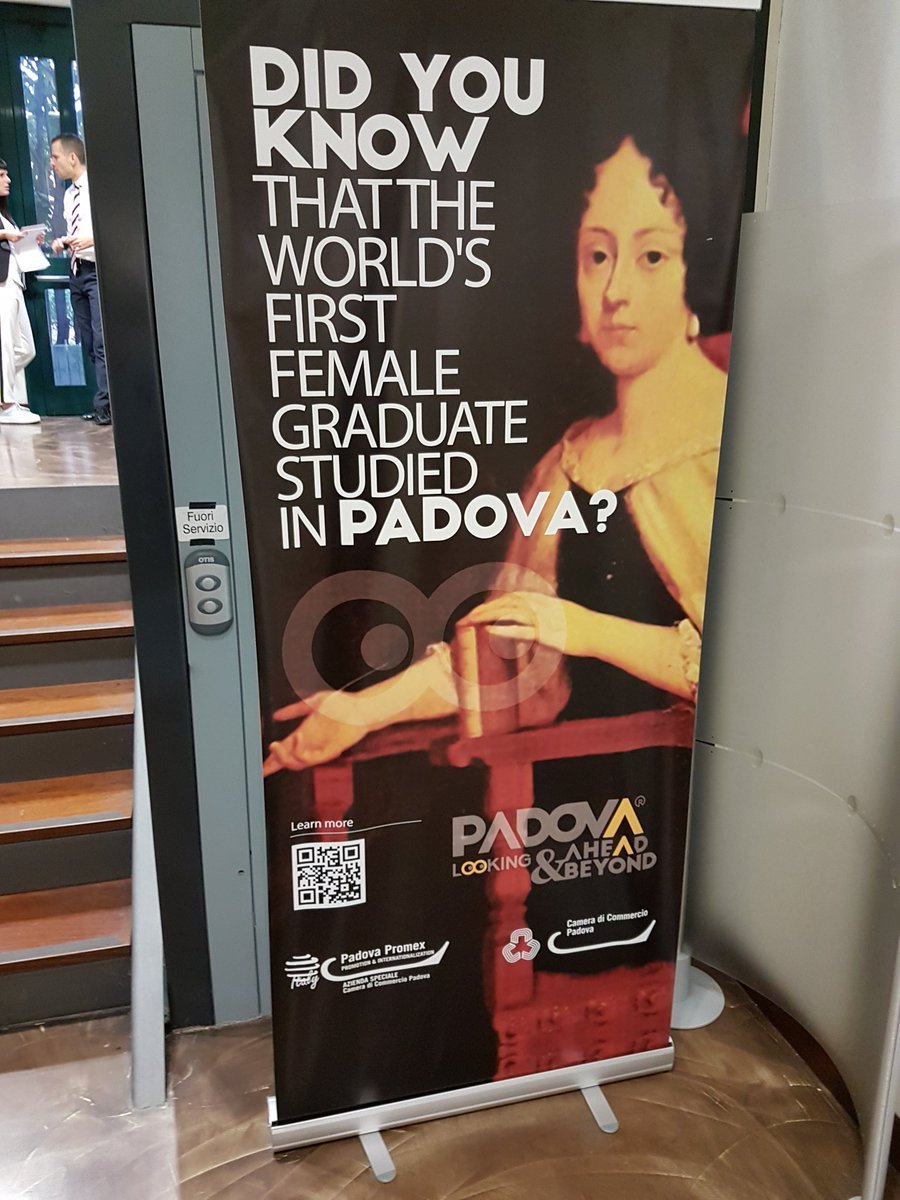 EdoardoFerraro's tweet photo. A margine del convegno di oggi...
#Padova, città della prima donna laureata al mondo... https://t.co/vUL7D0gzmA
