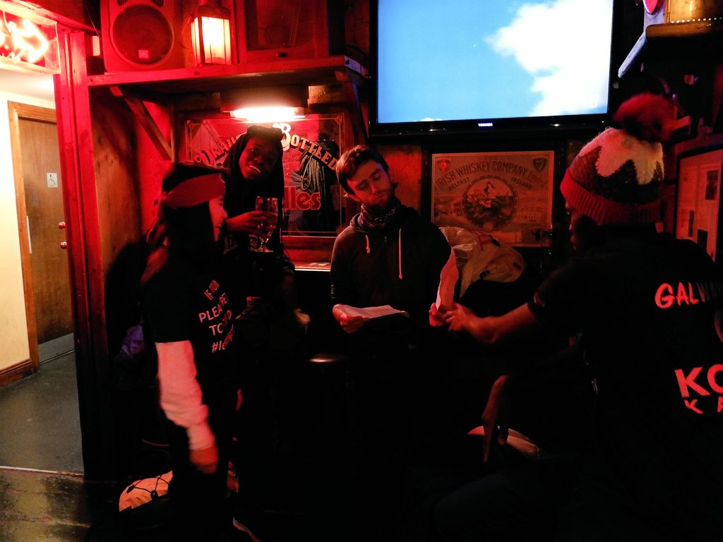 Task two complete! #bringiton #beerpong #galway #lostingalway #kclkarate