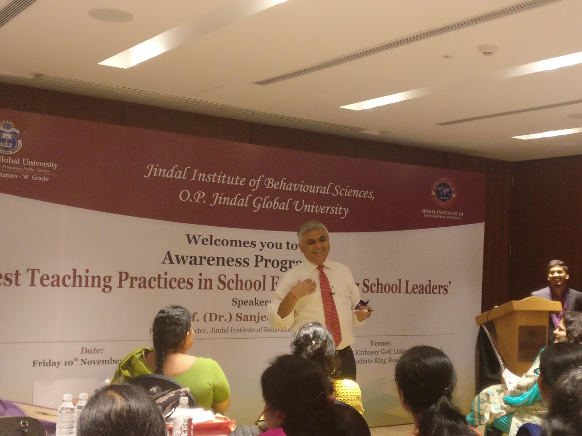 teachercoach201's tweet photo. #JIBS organises #awareness #Programme #best #teaching #practices in #school #education for school #Leaders Mesmerising superlative talk by Dr. Sanjeev P. Sahni to #Bangalore #School #principal https://t.co/eIctUSg5d5