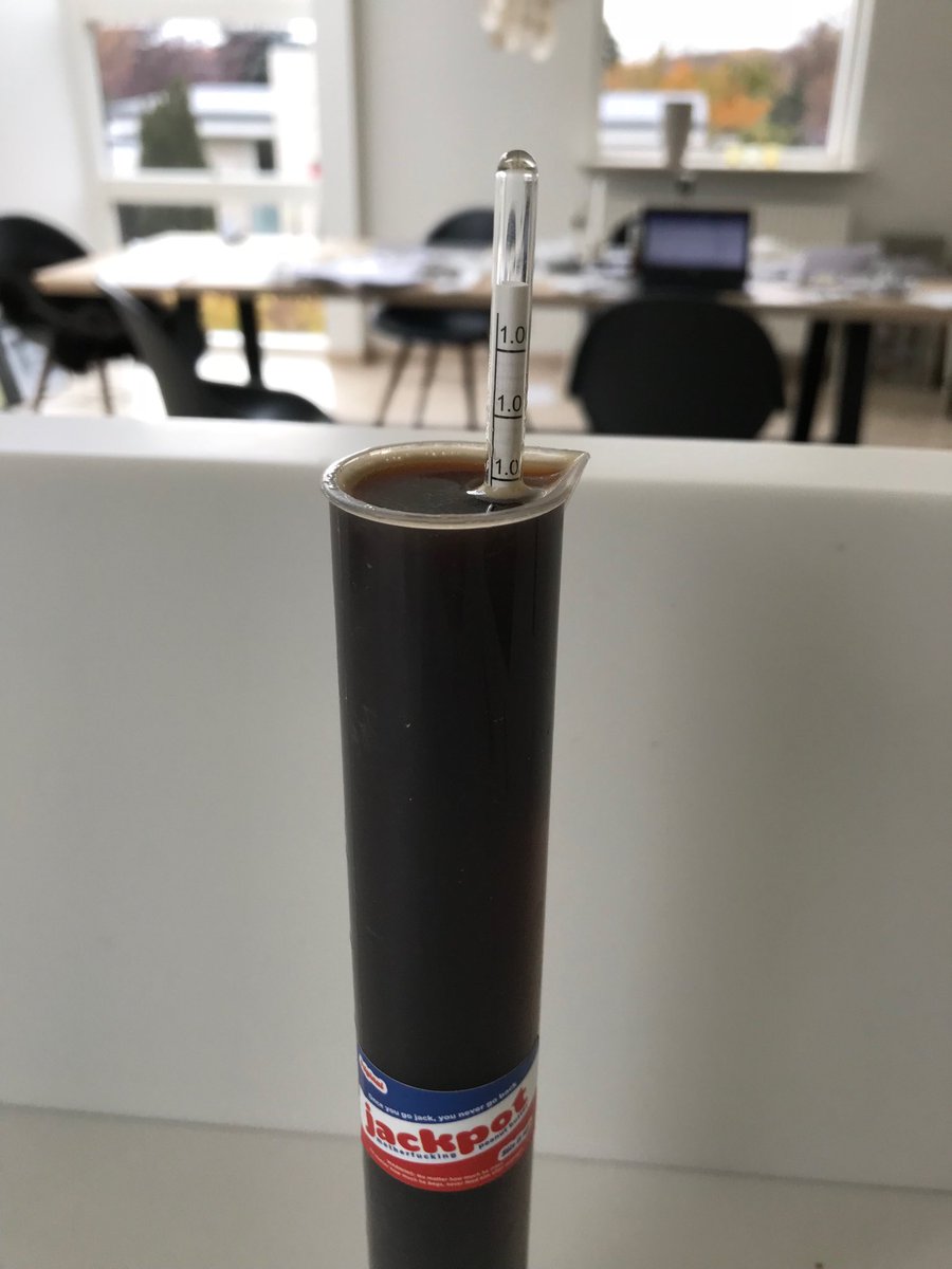 SoundwavesBrew's tweet photo. Peanut butter oatmeal stout #3 - think I’ve hit the Jackpot with this one. On track for release in the new year @irsipa @TwoTribesTaste https://t.co/J6OpctyJUL