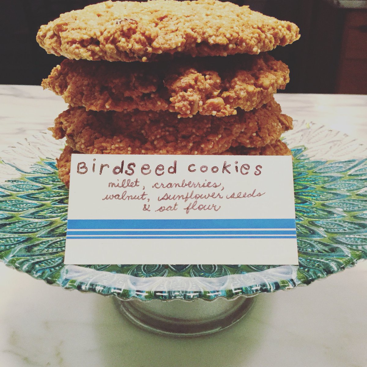 Have you tried our signature cookie? And yes! It’s meant for human consumption! 😜
#birdseed #forhumans #glutenfree #kinda #sherbrooke #ptbo