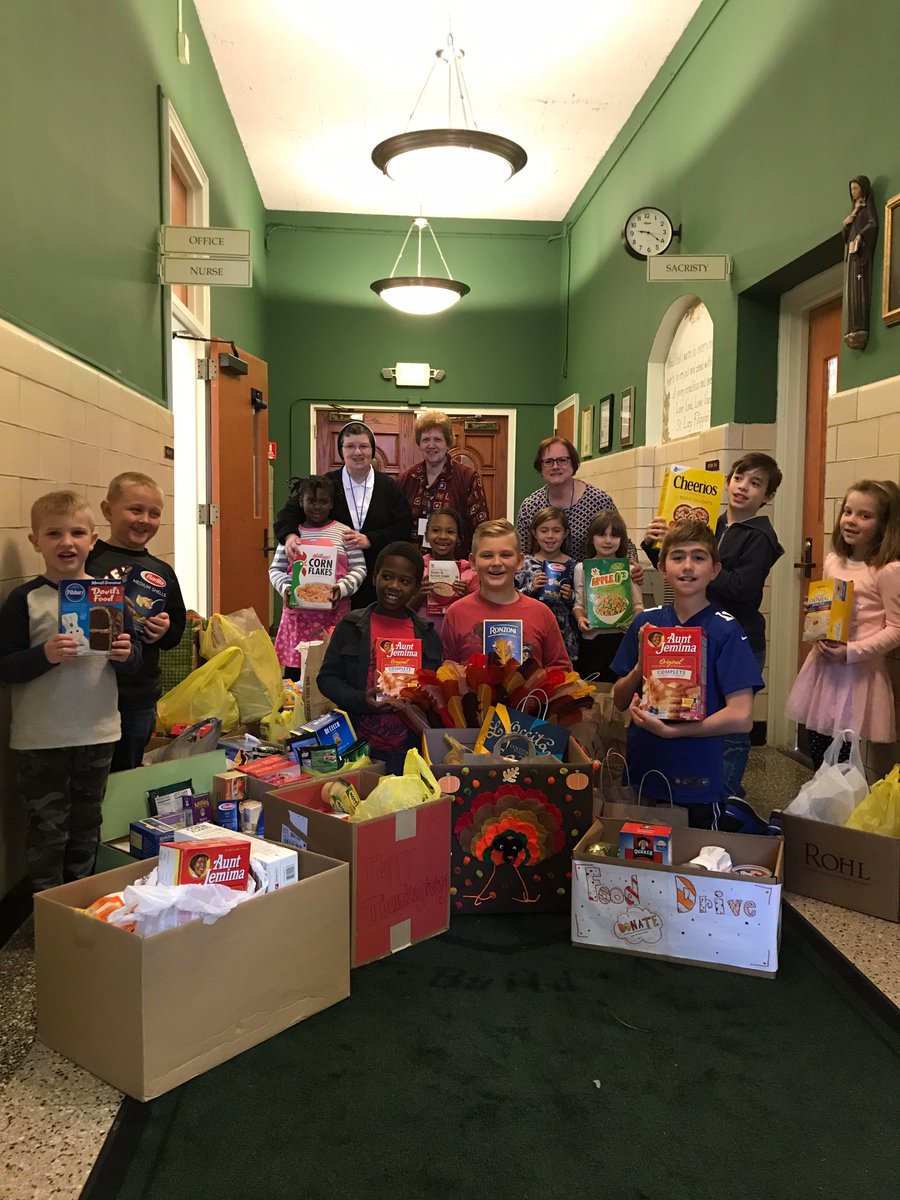 stbacademy's tweet photo. Helping our Community- SBA students collected food for the Harvest for Hope Food Drive this week. #catholicschool #helpingothers https://t.co/5j3W2uFL97