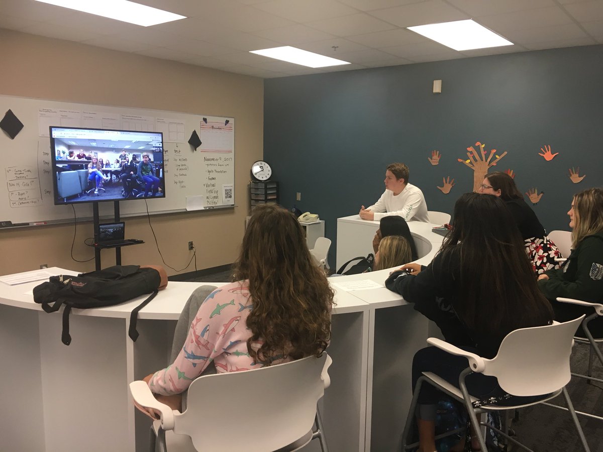 At SCPS our Psyhigh class at <a href="/LMHSRams/">LakeMaryHighSchool</a> is sharing their passion projects with <a href="/LymanHighSchool/">Lyman High School</a> ! This is our future learning!