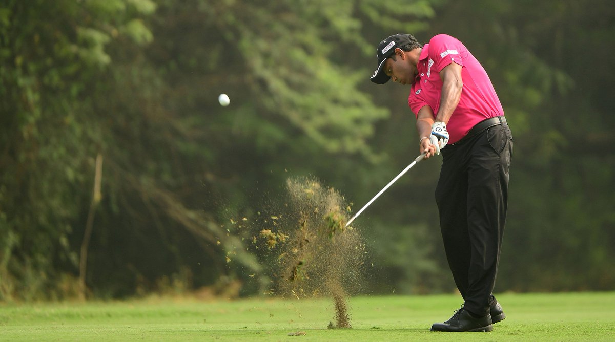 pgtofindia's tweet photo. #RWMMasters Rd 2 @ImJyotiRandhawa (64), @Arjunatwal (67), @SSP_Golf (68) - all in tied fourth at -10, 2 off the lead https://t.co/jifIkym04L