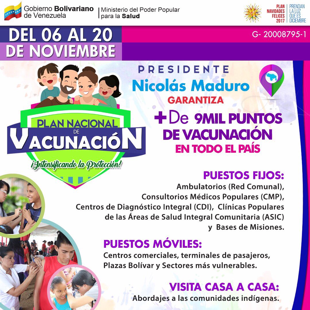ivssoficial's tweet photo. PLAN NACIONAL DE VACUNACIÓN | Invitamos a toda la población a recibir su dosis de vacuna Vía @MPPSalud https://t.co/lY5FCr0opF
