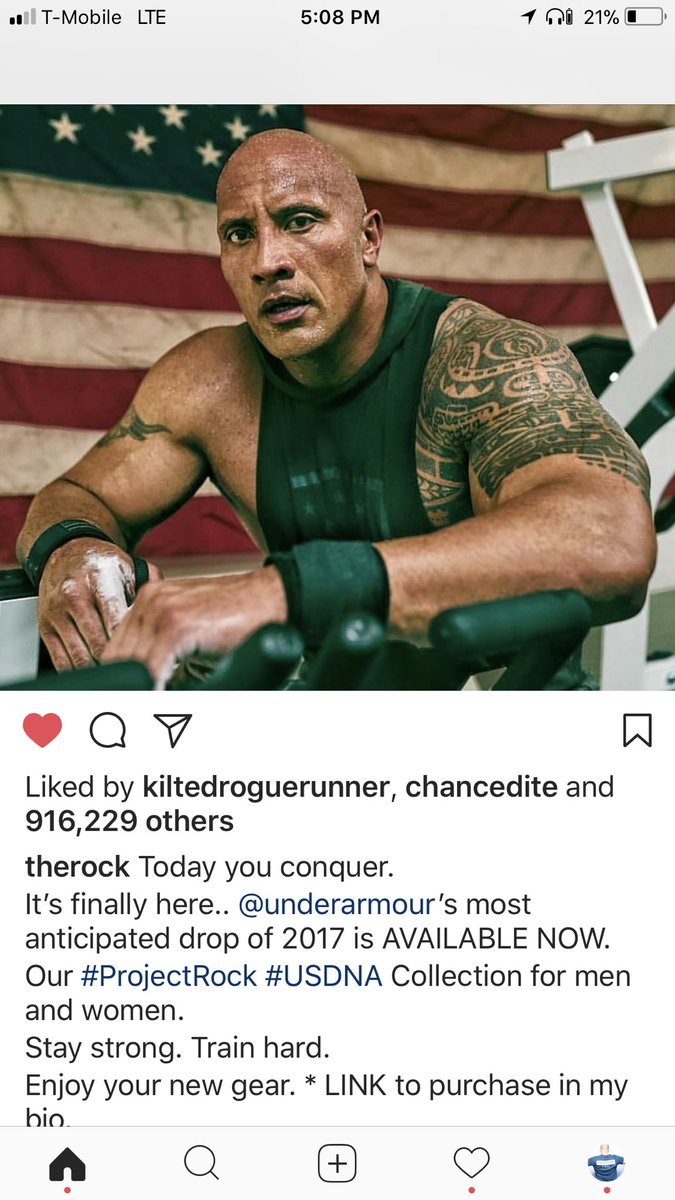 KevinHinesStory's tweet photo. #TEAMBRINGIT #TEAMROCK just dropped 5 CNotes on @TheRock #ProjectRock @UnderArmour #USDNA gear #Time2Get2Work 😬💪🏽🤙🏽 💥https://t.co/3dWEqZaTI8 https://t.co/Vt33i7GW2m