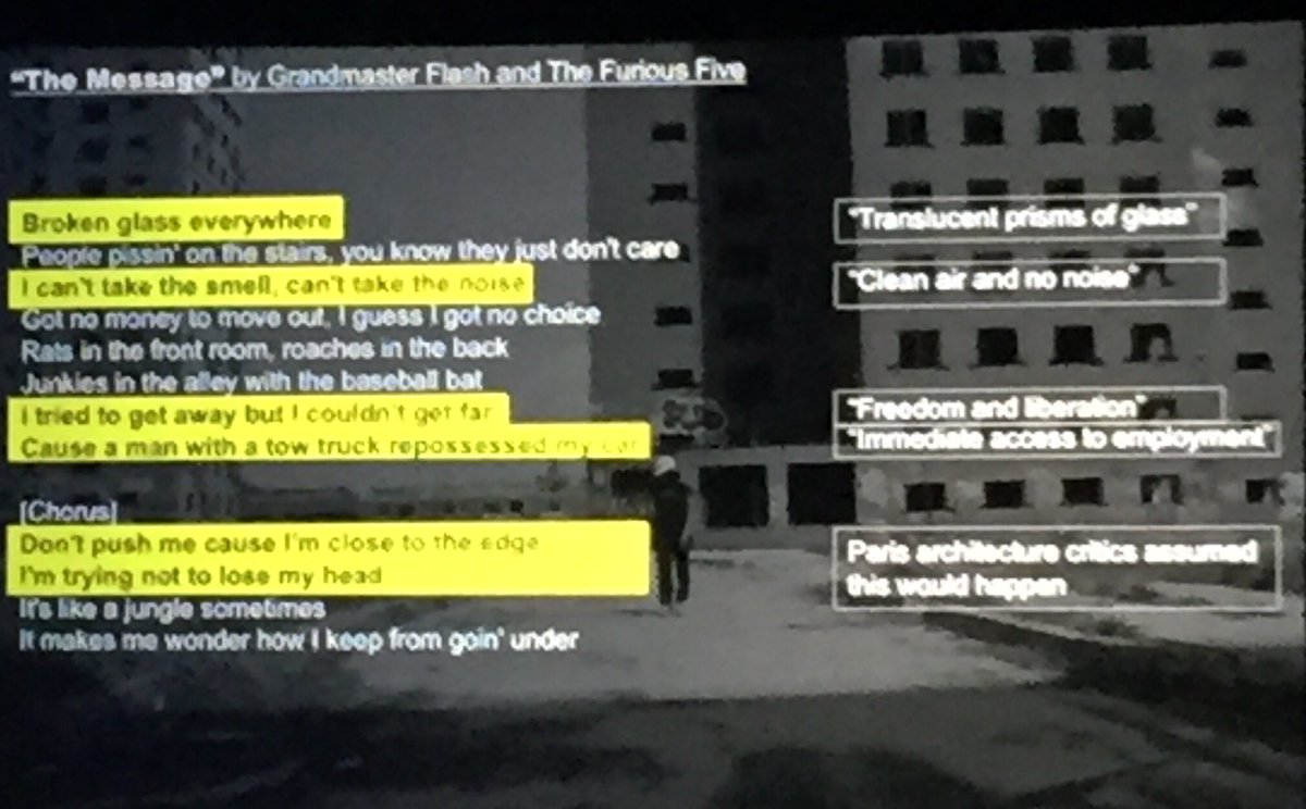 #grandmasterflash &amp; #LeCorbusier? Only @thehiphoparchitect only @TXArchitects