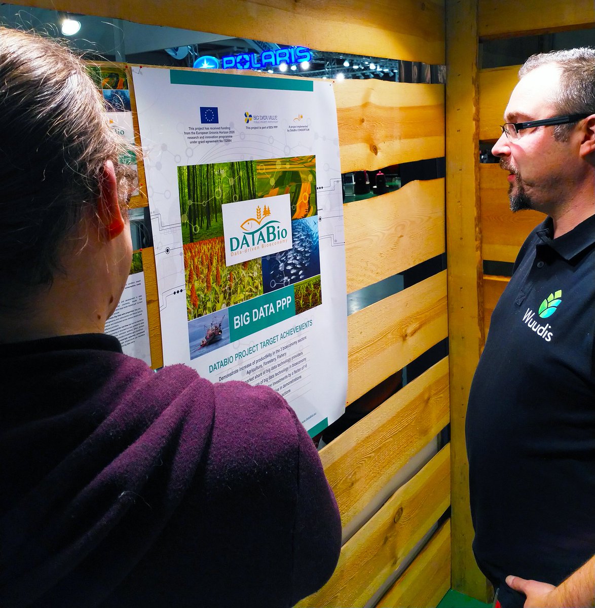 MHGsystems's tweet photo. #databio_eu forestry pilot leader @mhgsystems in action presenting @DataBio_eu and @wuudis at #HELSINKIFORESTFAIR #bigdata #forestry #bioeconomy https://t.co/kUaTZxFOIp