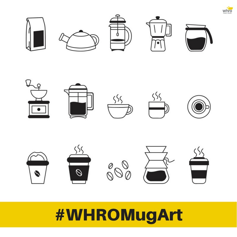 WHRO's tweet photo. Want a chance for your artwork to be featured on a WHRO mug, along with an on air shoutout?
Submit your creative illustrations on Facebook, Twitter or Instagram using the #WHROMugArt by November 19! https://t.co/4c1XC0Rh9V