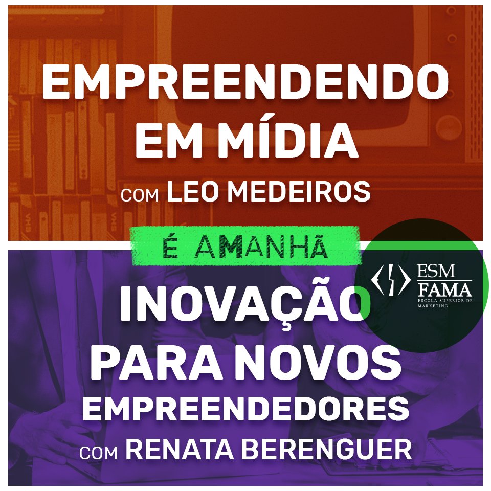 esmfama's tweet photo. O que você está esperando! 😉
Corre e se inscreve https://t.co/4eUpujRycS🏃🏃🏃 VAGAS LIMITADAS!
#EsmFama #LíderesDoFuturo #Cursos https://t.co/ybU2XfrX2g