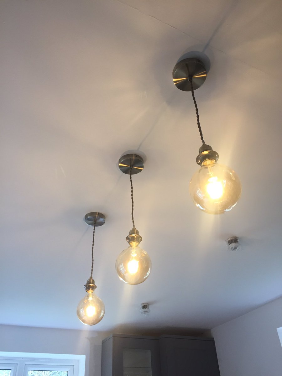 PMCornish's tweet photo. Enjoyed doing this...and I think it looks great above an island 💡 https://t.co/Ou1NM2hkWE