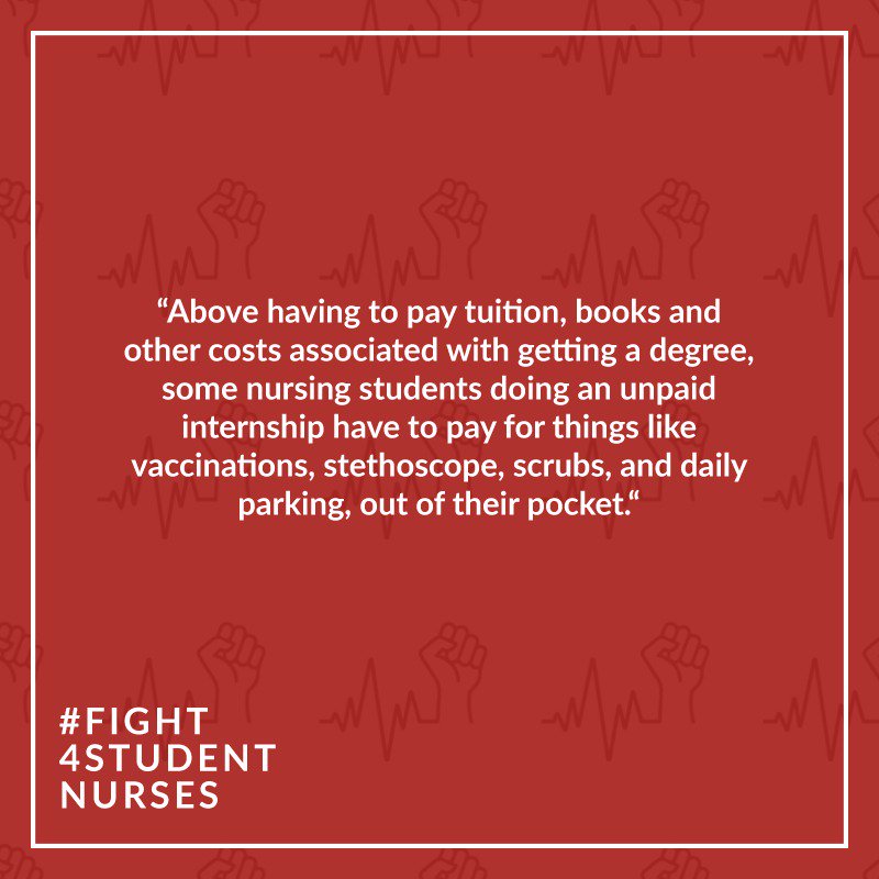 Fight4StuNurses's tweet photo. These are just some additional expenses nursing students have to pay for out of their own pockets. Read the full article on https://t.co/gV1lnZd8uZ https://t.co/ITvKDbo5iT