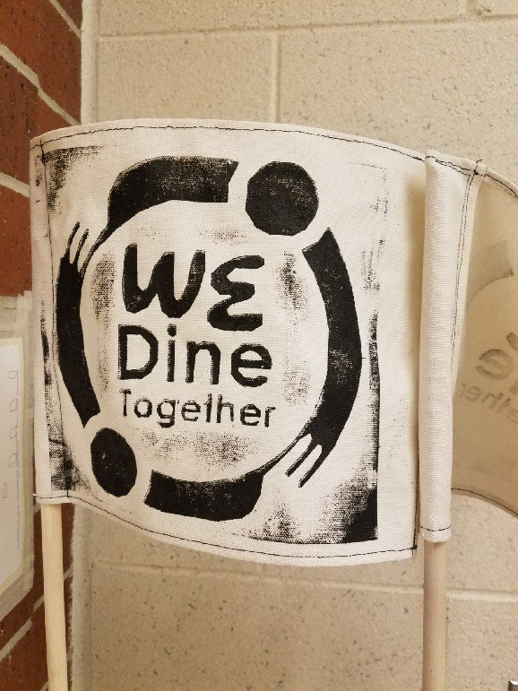 Trim 2 lunches here.  Go to Homeroom Monday morning.  Use that schedule to find when your 4th period teacher has lunch. 

Invite someone to join you for lunch.  Be aware of those around you.

Thank you!!